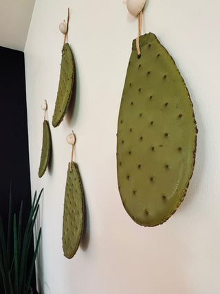 Décoration murale cactus en métal