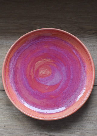 Saladier plat XL rosée