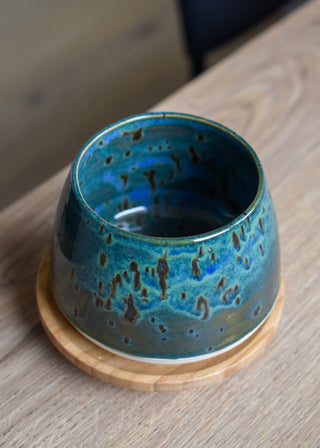 Verres à whisky en céramique vert d'eau