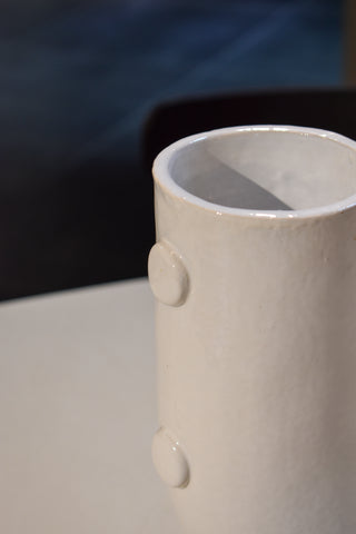 Vase U blanc