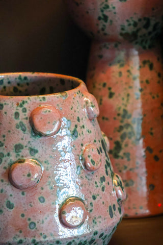 Vase terre cuite fraise