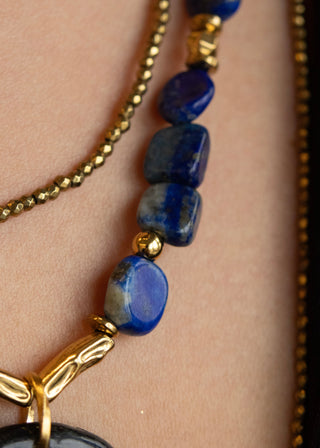 Collier Khepri Lapis Lazuli