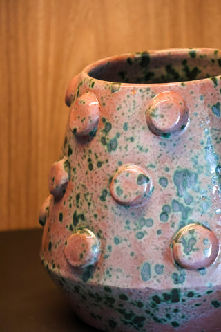 Vase terre cuite fraise