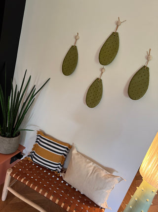 Décoration murale cactus en métal