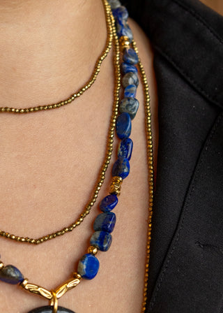 Collier Khepri Lapis Lazuli