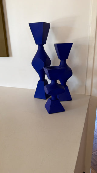 Trio de bougeoirs electricus