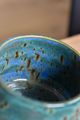 Verres à whisky en céramique vert d'eau