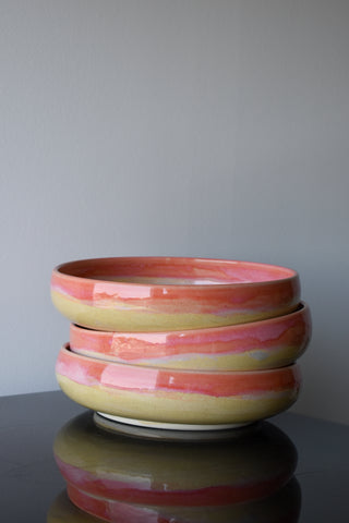 Assiette Saladier S rosée