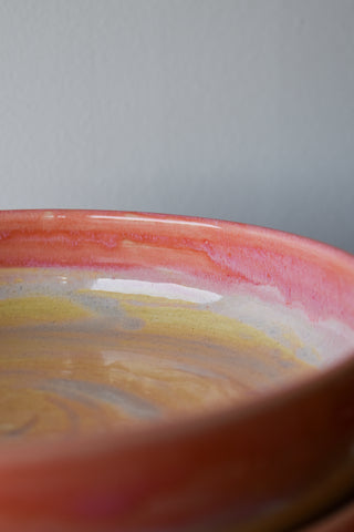 Assiette Saladier S rosée