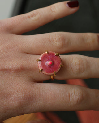 Bague Marius rosée