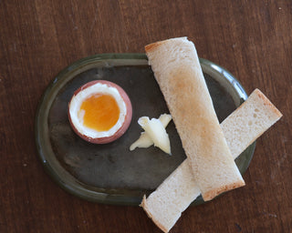 Coquetier kaki