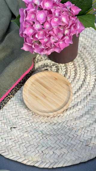 Dessous de tasse en bois - par Jolila