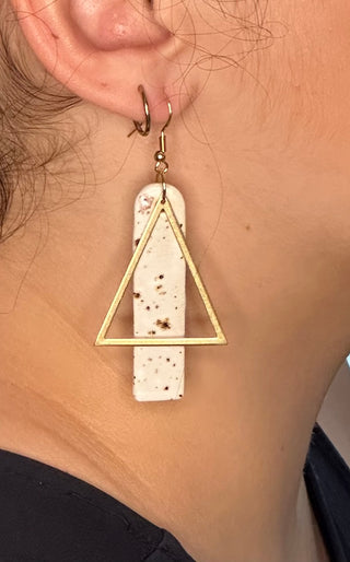 BOUCLES D OREILLES  TRIANGLE