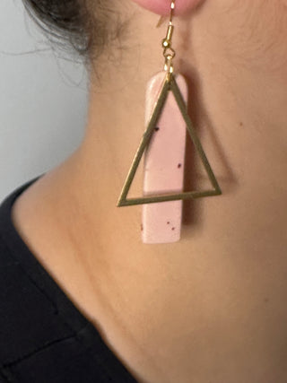 BOUCLES D OREILLES  TRIANGLE