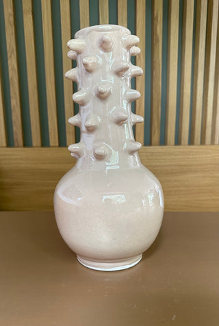 vase picot beige