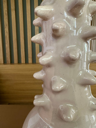 vase picot beige