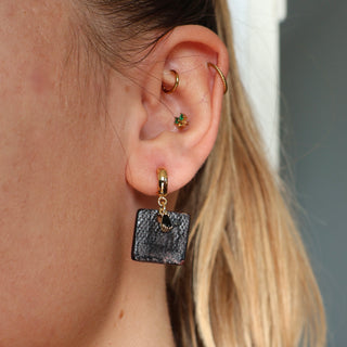 Boucle d'oreille Orée ater