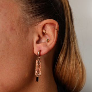 Boucle d'oreille Orée rubigo