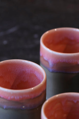 Tasses à café rosée