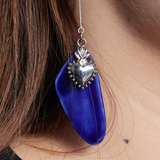 Boucles d'oreilles electricus asymétriques