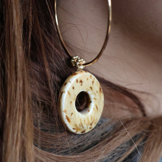 Boucles d'oreilles écailles