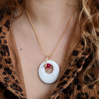 Collier serpentis prune