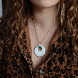 Collier serpentis vert