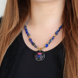 Collier Khepri Lapis Lazuli