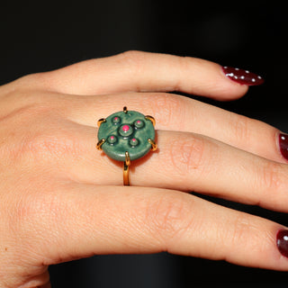 Bague Marius verte